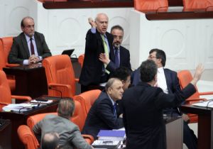 MECLİSTE  MHP-BDP KAVGASI
