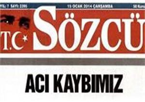 SÖZCÜ DEN ÇOK İLGİNÇ MANŞET!