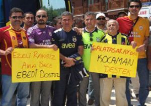 GS TARAFTARINDAN F.BAHÇE YE DESTEK