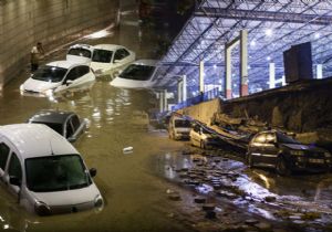 Şiddetli Yağmur, Ankara yı Felç Etti