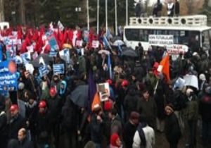 ANKARA ADLİYESİNDE HOPA DAYANIŞMASI