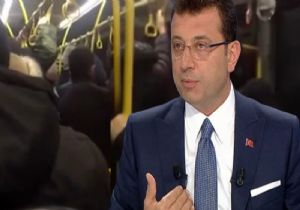 İmamoğlu ndan  Dolu Otobüs  Tepkisi: 