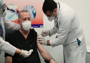 Erdoğan İkinci Doz Aşısını da yaptırdı