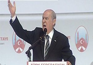 BAHÇELİ DEN  SOKAK  UYARISI!