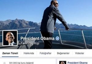 Obama Facebook da Hesap Açtı!