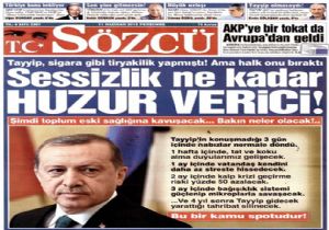 Sözcü den Erdoğan lı kamu spotu!