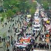 TÜRK-İŞ, DİSK VE KESK 1 MAYIS TA TAKSİM DE 