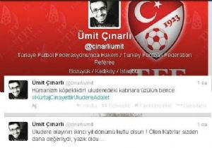 ULUDERE TWİTT LERİ ATAN HAKEME CEZA!