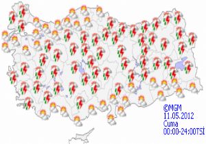 Meteoroloji den 8 İl İçin Uyarı