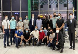15 Türk Gemici İstanbul a Geldi