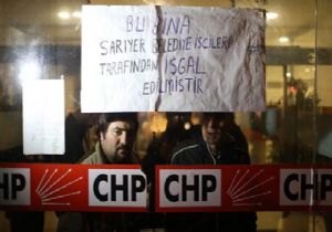 CHP İstanbul İl Başkanlığı nda Eylem!