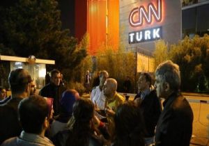 CNN Türk önünde Kobani Protestosu