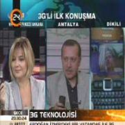 3 G İLE İLK GÖRÜŞMEYİ BAŞBAKAN ERDOĞAN YAPTI