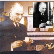 ATATÜRK, RÖTUŞLA SİGARAYI BIRAKTI
