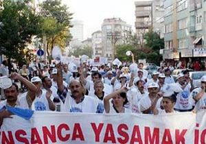 Emeklilerden  İnsanca Yaşama  Eylemi
