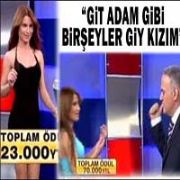 MİNİ ETEKLİ SEKSİ YARIŞMACIYA AHMET ÇAKAR FIRÇASI 