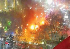 Polis Aracına Roketli Saldırı