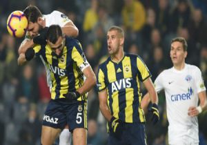 Fenerbahç de Kötü Gidiş Sürüyor 1-1