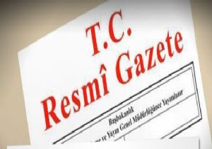 OHAL Resmi Gazetede Yayınladı