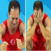 OLİMPİYATLARDA SIFIR ÇEKTİ, BÖYLE AĞLADI
