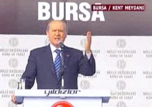 MHP DEN BURSA DA DEV MİTİNG