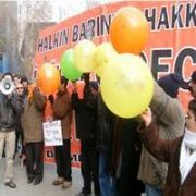 GÖKÇEK E BALONLU PROTESTO