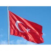CİZRE DE DEV TÜRK BAYRAĞI GÖNDERE ÇEKİLDİ