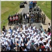 BDP LİLERİN EYLEMİNE İZİN VERİLMEDİ!