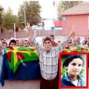 TERÖRİST İN CENAZESİ PKK GÖSTERİSİNE DÖNÜŞTÜ