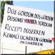 KILIÇDAROĞLU,BU PANKARTI ÇOK SEVDİ