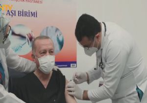 Erdoğan Corona Virüsü AşısI Oldu