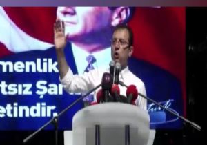İmamoğlu  Asla Vazgeçmeyeceğiz 