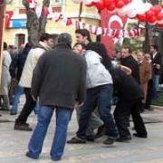 ERDOĞAN I PROTESTO EDEN ÖDP LİLERE GÖZALTI