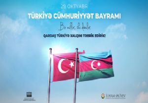 Aliyev den 29 Ekim Paylaşımı