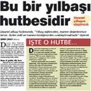 YILBAŞI KUTLAMALARI YAPMAYIN HUTBESİ