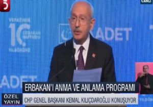 Kılıçdaroğlu Erbakan ın Anma Töreninde