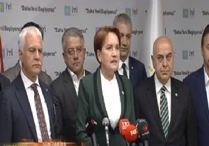Flaş..Akşener: Bu Yeni bir Başlangıçtır
