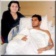 ÜNLÜ FUTBOLCU YU ÖLÜM KORKUSU AĞLATTI!