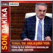 TÜRK-İŞ LE GÖRÜŞEN BAKAN DAN AÇIKLAMA