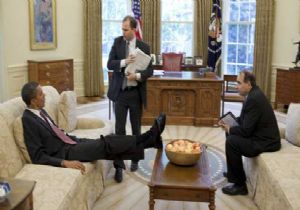 OBAMA DAN  YOK ARTIK  DEDİRTEN POZ!