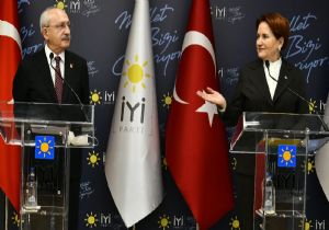 CHP ve İYİ Parti Ortak listeye Çalışıyor