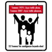 SEÇİM AYI TATİLE ÇIKMAYIN KAMPANYASI