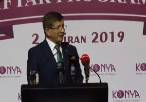 Davutoğlu’ndan Konya’da Flaş Duyuru