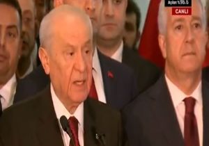 Bahçeli: MHP Kilit Parti Olmuştur