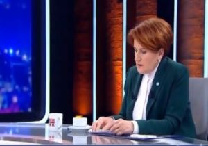 Akşener Canlı Yayında Kendini Zor Tuttu