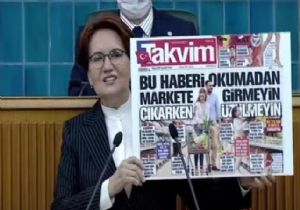 Akşener den Takvim in Haberine Tepki