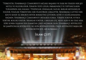 FENERBAHÇE DEN TEPKİ!