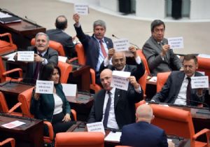 MECLİS TE  HIRSIZ  PROTESTOSU