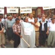 DYP Lİ BAŞKAN DAN UNAKITAN A ÇUVALLI PROTESTO