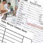 NÜFUS CÜZDANI SURETİ TARİHE KARIŞIYOR.!